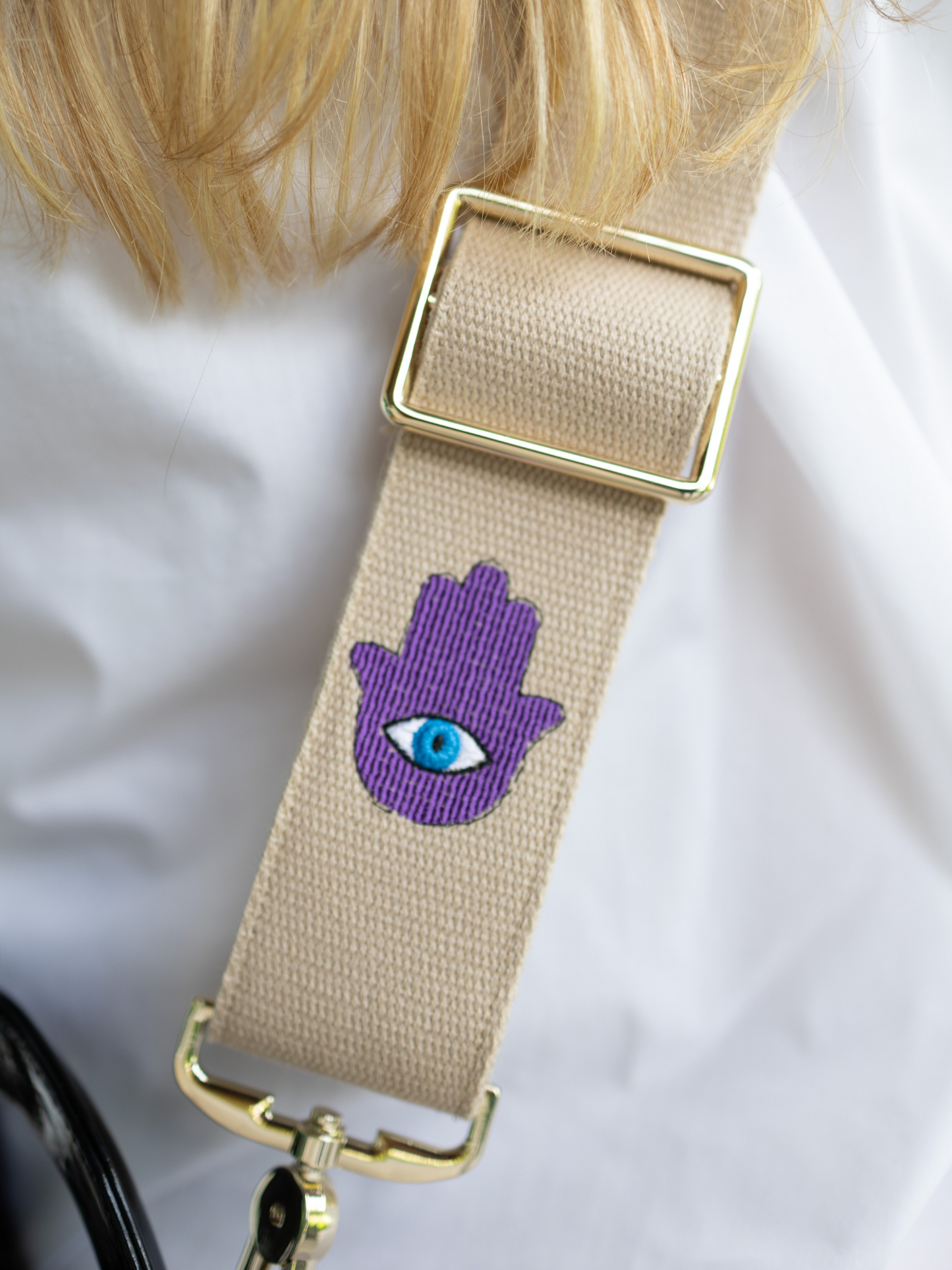 - دائًما وللأبد الحَمدُلّله على كُل حال - Embroidered Purse Strap