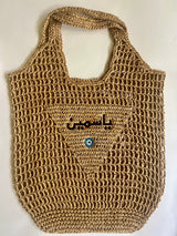 Personalized Woven Beach Bag